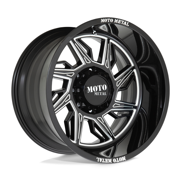 MOTO Metal MO997 HURRICANE Gloss Black Milled - Right Directional 20X10 5X127 (BS 4.79) CB 71.50