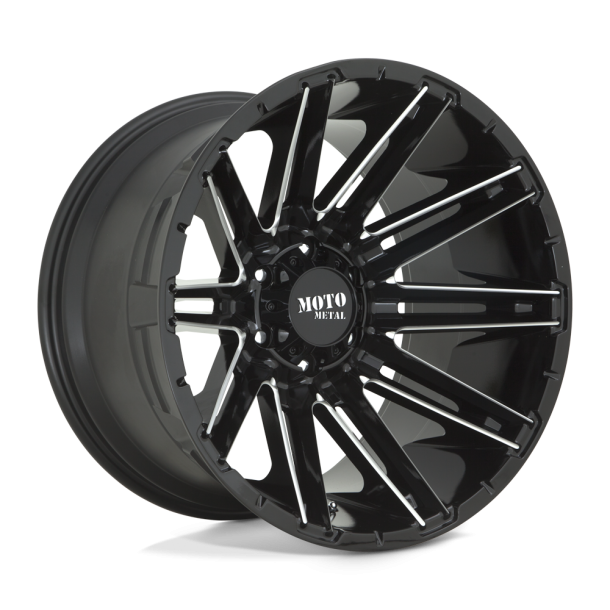 MOTO Metal MO998 KRAKEN Gloss Black Milled 20X10 5X127 (BS 4.79) CB 71.50