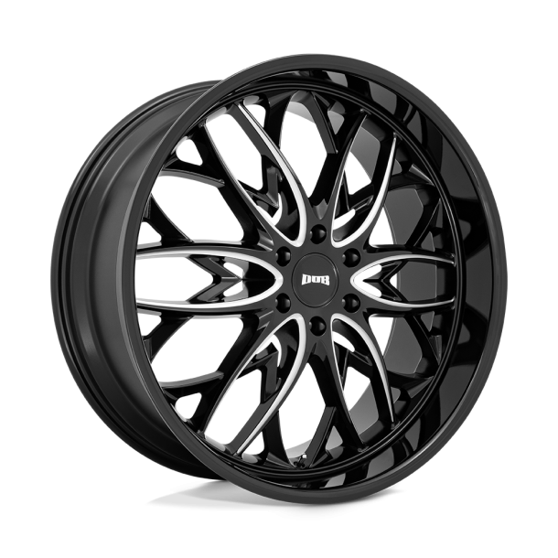 DUB S263 OG Gloss Black Milled 22X9.5 6X135 (BS 6.43) CB 87.10