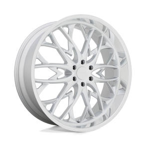 DUB S264 OG Silver w/ Diamond Cut Lip 22X9.5 6X139.7 (BS 6.23) CB 106.10