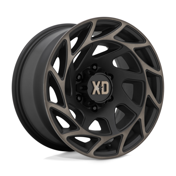 KMC XD XD860 ONSLAUGHT Satin Black w/ Bronze Tint 17X9 5X127 (BS 4.53) CB 71.50