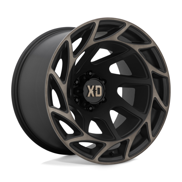 KMC XD XD860 ONSLAUGHT Satin Black w/ Bronze Tint 20X12 6X135 (BS 4.77) CB 87.10