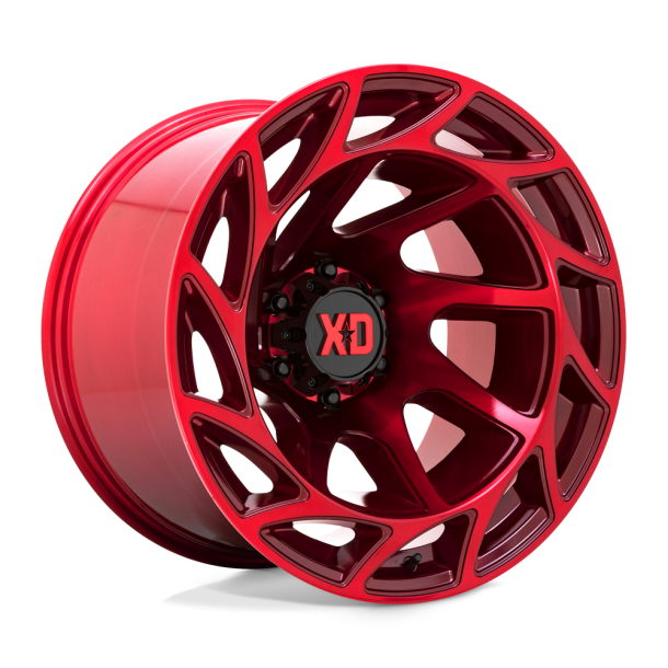 KMC XD XD860 ONSLAUGHT Candy Red 22X12 6X139.7 (BS 4.77) CB 106.10