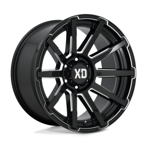KMC XD XD847 OUTBREAK Gloss Black Milled 20X9 5X127 (BS 5.71) CB 71.50