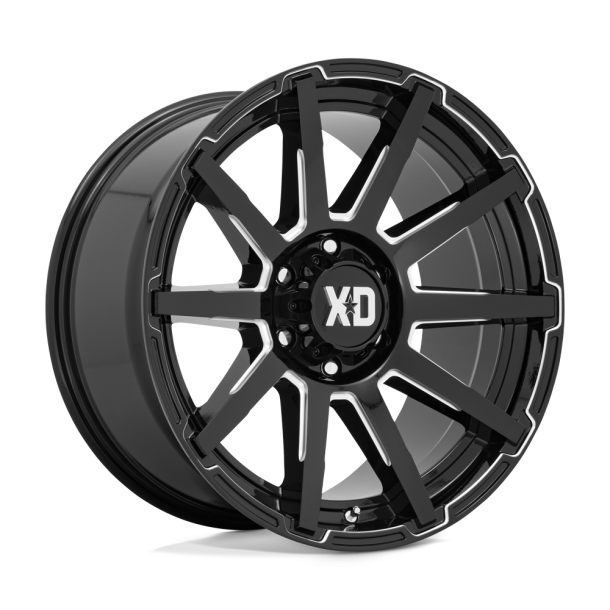 KMC XD XD847 OUTBREAK Gloss Black Milled 20X10 6X135 (BS 5.97) CB 87.10