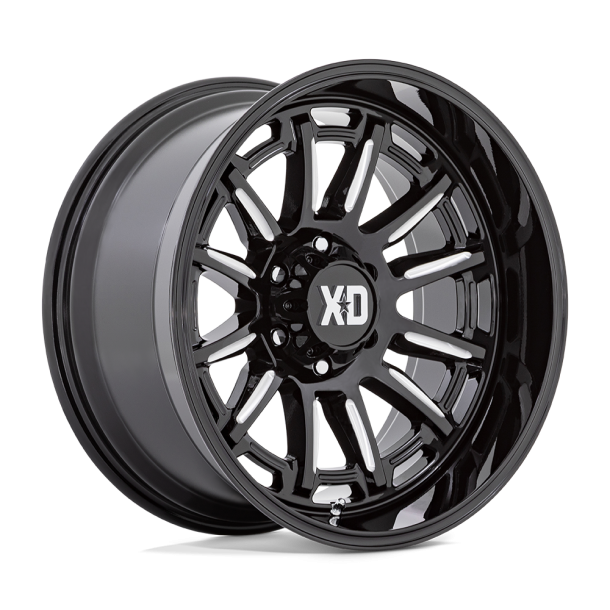 KMC XD XD865 PHOENIX Gloss Black Milled 20X10 5X127 (BS 4.79) CB 71.50