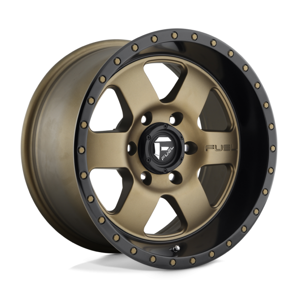 FUEL D617 PODIUM Matte Bronze Black Bead Ring 17X9 5X127 (BS 4.53) CB 78.10