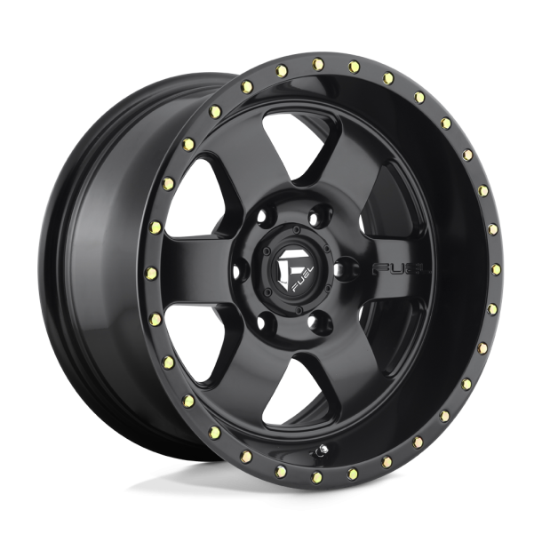 FUEL D618 PODIUM Matte Black 17X9 6X135 (BS 4.53) CB 87.10