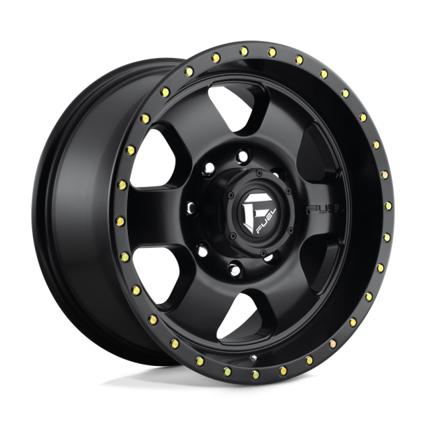 FUEL D618 PODIUM Matte Black 18X9 8X180 (BS 5.79) CB 124.20