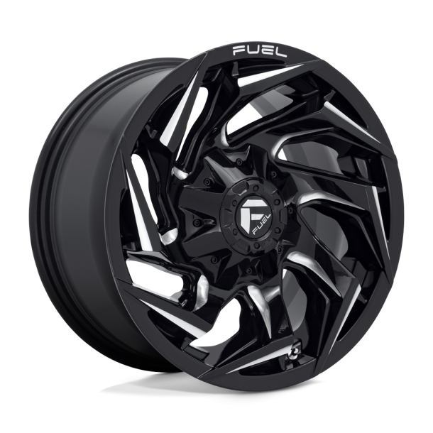 FUEL D753 REACTION Gloss Black Milled 15X8 5X114.3 (BS 3.79) CB 72.56