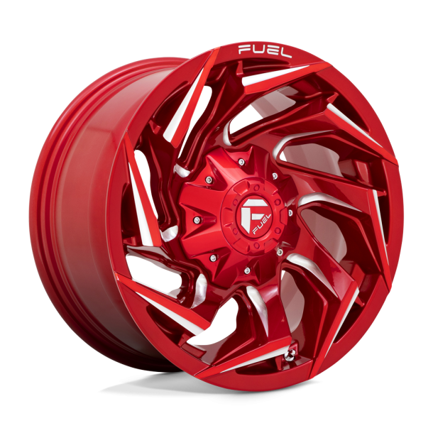 FUEL D754 REACTION Candy Red Milled 15X8 5X120.65 (BS 3.79) CB 72.56