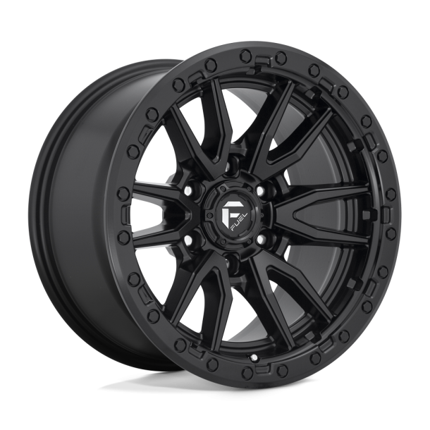 FUEL D679 REBEL Matte Black 16X8 6X139.7 (BS 4.54) CB 106.10