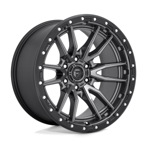 FUEL D680 REBEL Matte Gun Metal Black Bead Ring 20X10 6X139.7 (BS 4.79) CB 106.10