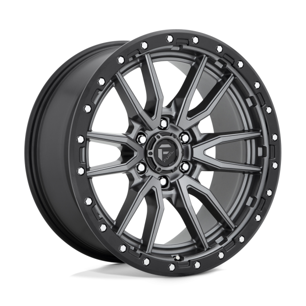 FUEL D680 REBEL Matte Gun Metal Black Bead Ring 20X9 6X135 (BS 5.79) CB 87.10