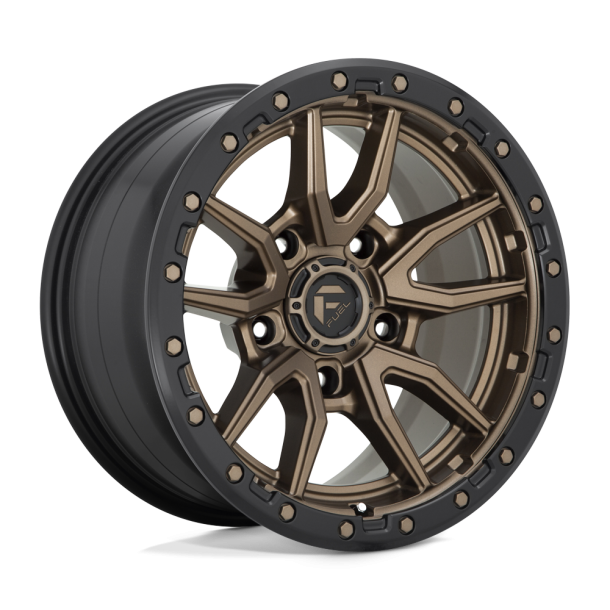 FUEL D681 REBEL Matte Bronze Black Bead Ring 17X9 5X114.3 (BS 4.53) CB 72.56