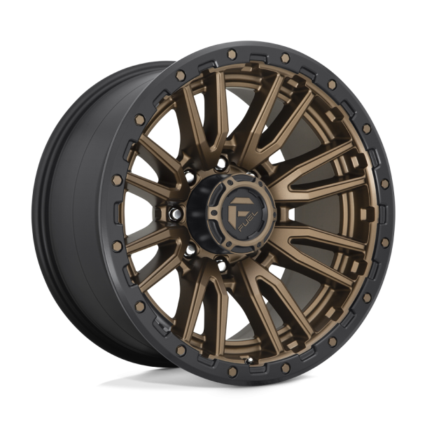 FUEL D681 REBEL Matte Bronze Black Bead Ring 20X10 8X165.1 (BS 4.79) CB 125.10