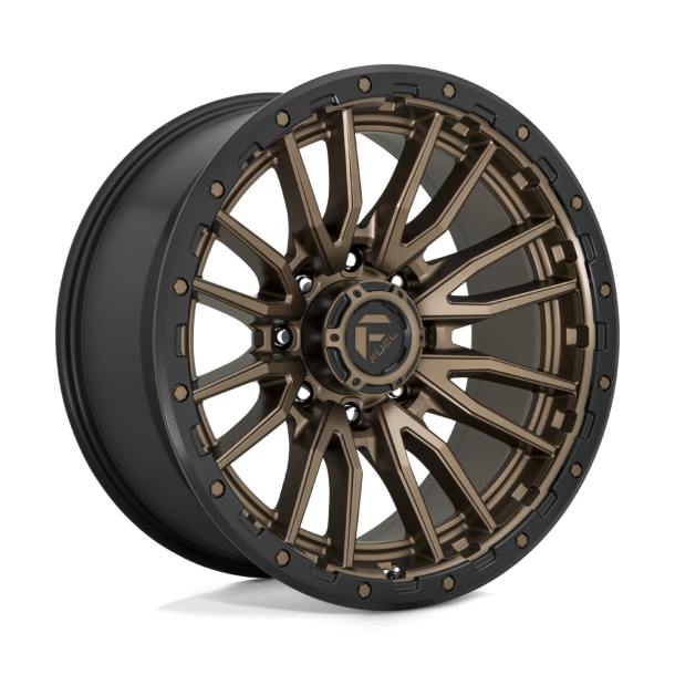 FUEL D681 REBEL Matte Bronze Black Bead Ring 22X10 8X165.1 (BS 4.79) CB 125.10