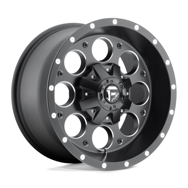 FUEL D525 REVOLVER Matte Black Milled 17X9 6X135 (BS 4.53) CB 106.10