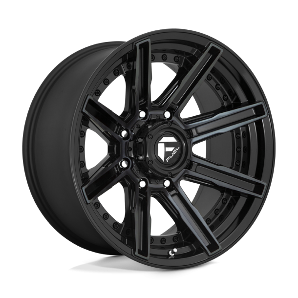 FUEL D708 ROGUE Gloss Machined Double Dark Tint 20X10 8X165.1 (BS 4.79) CB 125.10