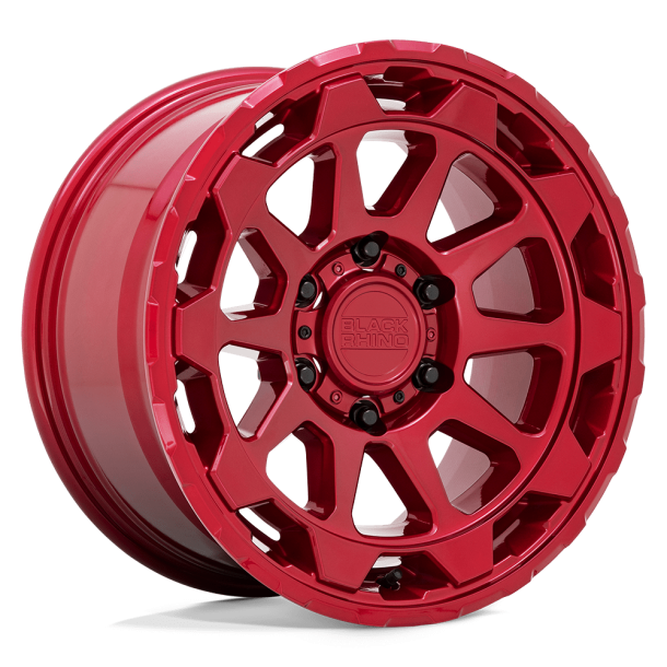 BLACK RHINO ROTOR Candy Red 17X8.5 5X127 (BS 4.04) CB 71.50