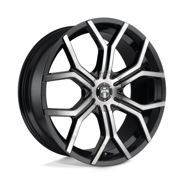 DUB S209 ROYALTY Gloss Machined Double Dark Tint 24X9.5 6X135 (BS 6.43) CB 87.10