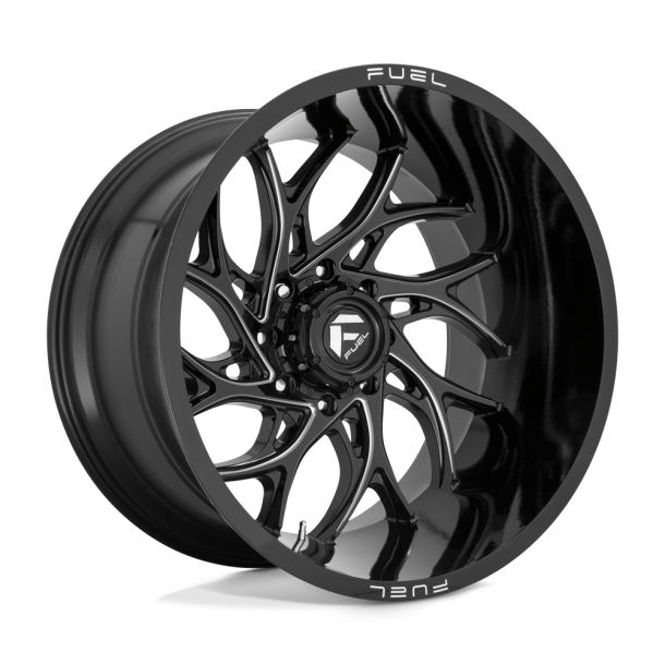 FUEL D741 RUNNER Gloss Black Milled 20X8.25 8X200 (BS -2.30) CB 142.00