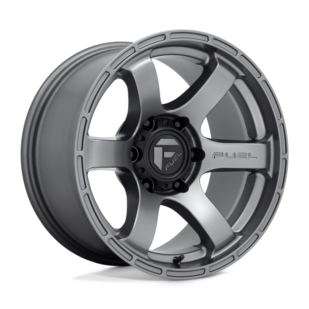 FUEL D767 RUSH Matte Gun Metal 17X9 6X139.7 (BS 4.53) CB 106.10