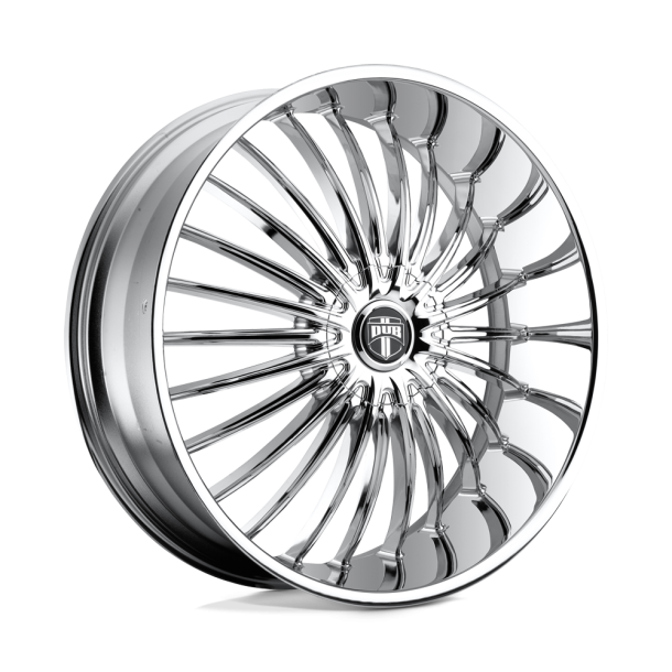 DUB S140 SUAVE Chrome Plated 24X9.5 5X120.65 (BS 5.84) CB 72.56