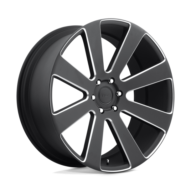 DUB S187 8-BALL Matte Black Milled 22X9.5 6X135 (BS 6.43) CB 87.10