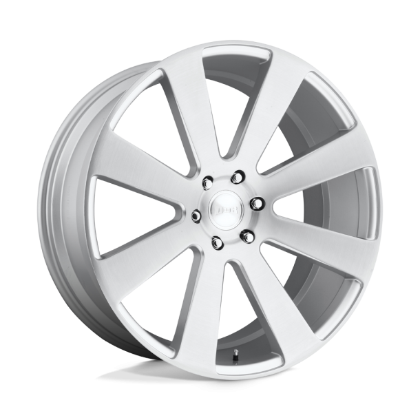 DUB S213 8-BALL Gloss Silver Brushed 22X9.5 6X139.7 (BS 6.04) CB 78.10