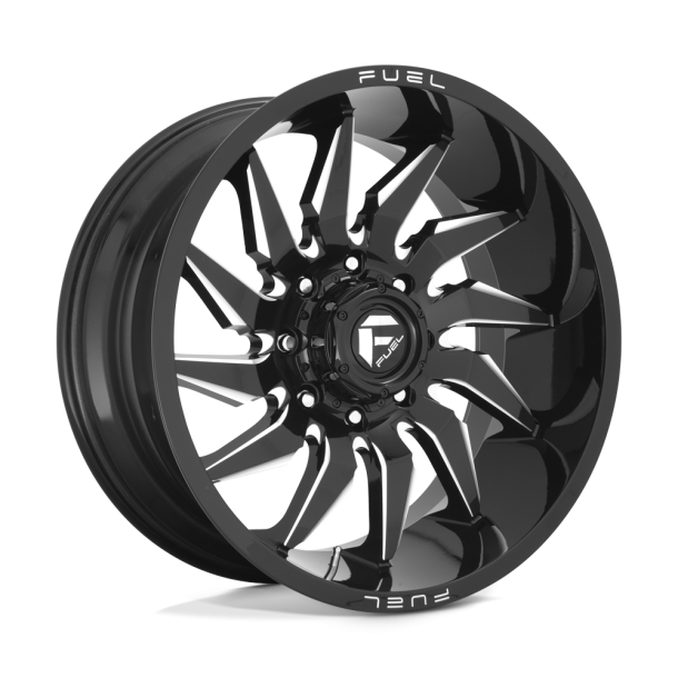 FUEL D744 SABER Gloss Black Milled 20X10 5X127 (BS 4.79) CB 71.50