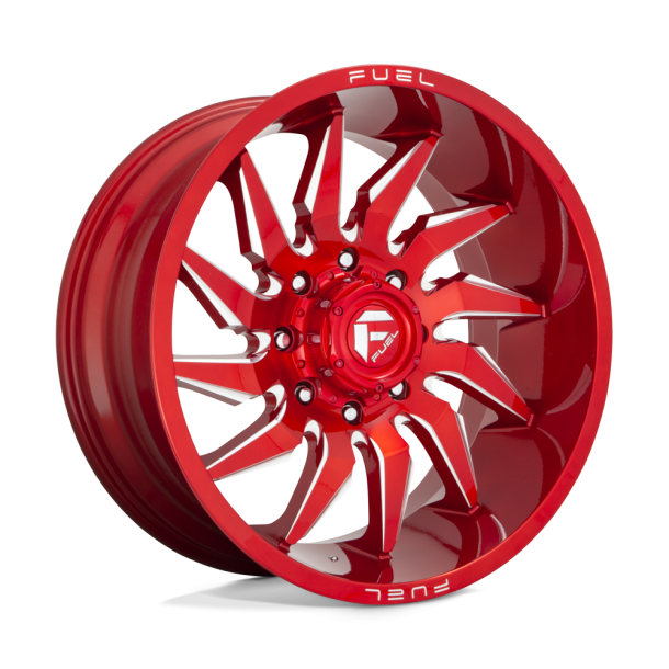 FUEL D745 SABER Candy Red Milled 20X10 5X127 (BS 4.79) CB 71.50