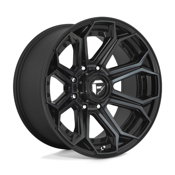 FUEL D704 SIEGE Gloss Machined Double Dark Tint 20X10 5X127 (BS 4.79) CB 71.50