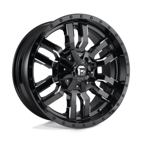 FUEL D595 SLEDGE Gloss Black Milled 26X14 8X165.1 (BS 4.55) CB 125.10