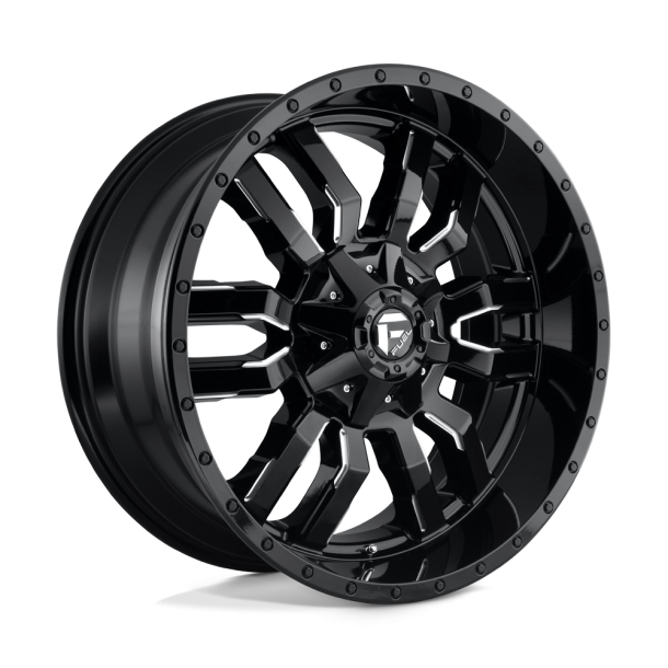 FUEL D595 SLEDGE Gloss Black Milled 22X10 8X170 (BS 5.89) CB 125.10