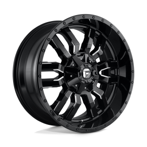 FUEL D595 SLEDGE Gloss Black Milled 22X10 8X180 (BS 5.89) CB 124.20