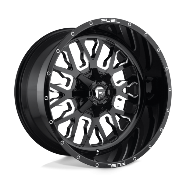 FUEL D611 STROKE Gloss Black Milled 17X9 5X114.3 (BS 4.53) CB 78.10