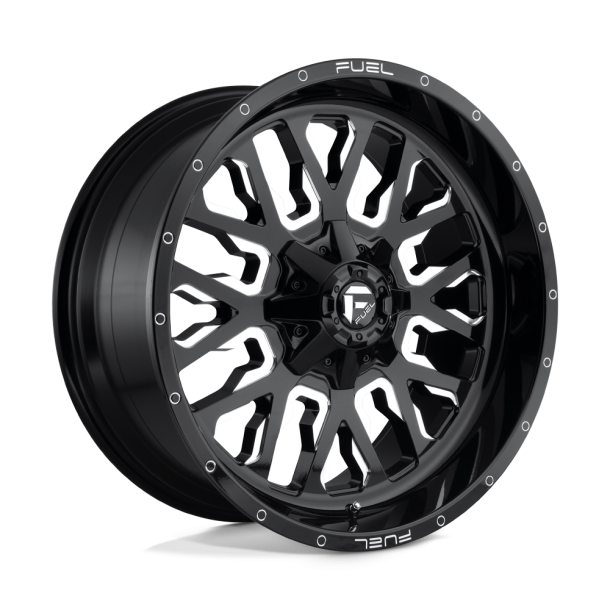 FUEL D611 STROKE Gloss Black Milled 22X10 8X170 (BS 5.89) CB 125.10