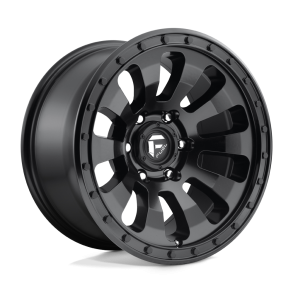 FUEL D630 TACTIC Matte Black 17X9 6X139.7 (BS 4.53) CB 108.00