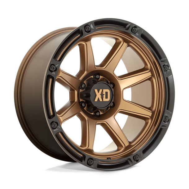 KMC XD XD863 Matte Bronze w/ Black Lip 20X10 5X127 (BS 4.79) CB 71.50