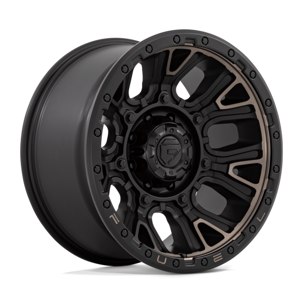 FUEL D824 TRACTION Matte Black w/ Double Dark Tint 20X10 8X165.1 (BS 4.79) CB 125.10