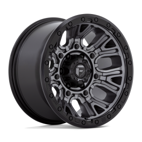 FUEL D825 TRACTION Matte Gunmetal w/ Black Ring 20X9 5X127 (BS 5.04) CB 71.50