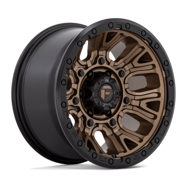 FUEL D826 TRACTION Matte Bronze w/ Black Ring 17X9 6X139.7 (BS 4.53) CB 106.10