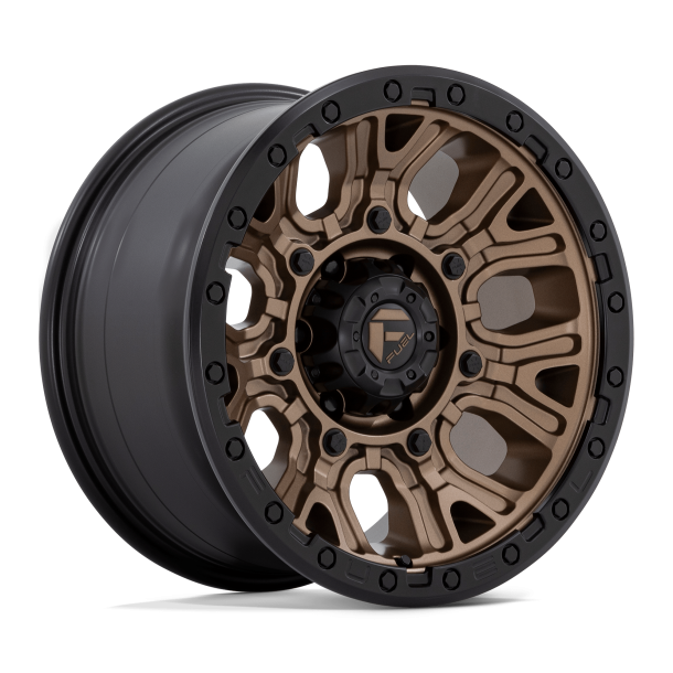 FUEL D826 TRACTION Matte Bronze w/ Black Ring 17X9 6X139.7 (BS 5.04) CB 106.10