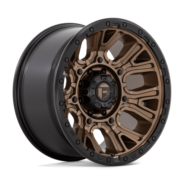 FUEL D826 TRACTION Matte Bronze w/ Black Ring 20X10 8X165.1 (BS 4.79) CB 125.10