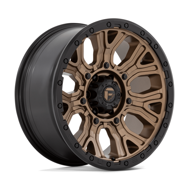 FUEL D826 TRACTION Matte Bronze w/ Black Ring 20X9 6X135 (BS 5.04) CB 87.10