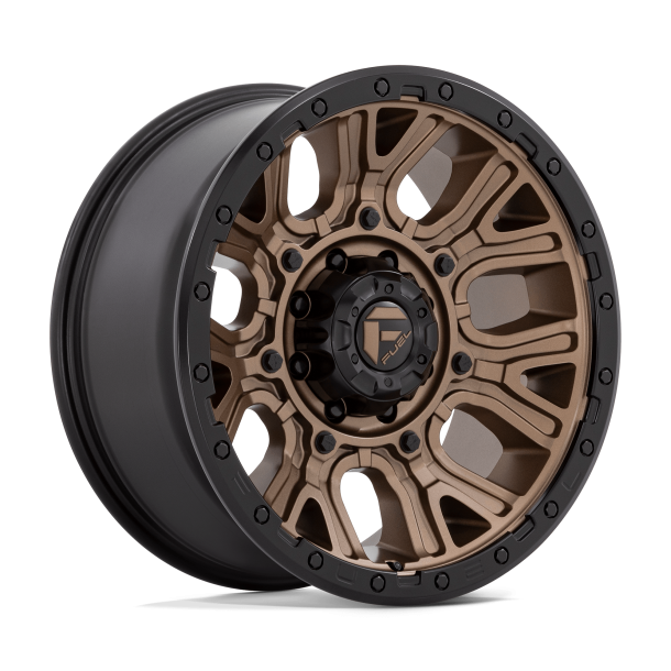 FUEL D826 TRACTION Matte Bronze w/ Black Ring 20X9 8X165.1 (BS 5.04) CB 125.10