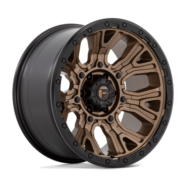 FUEL D826 TRACTION Matte Bronze w/ Black Ring 20X10 6X139.7 (BS 4.79) CB 106.10