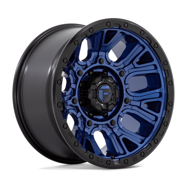 FUEL D827 TRACTION Dark Blue w/ Black Ring 20X10 8X165.1 (BS 4.79) CB 125.10