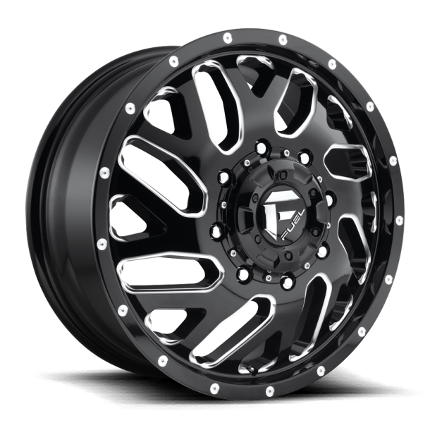 FUEL D581 TRITON Gloss Black Milled 20X8.25 8X165.1 (BS 8.76) CB 121.50